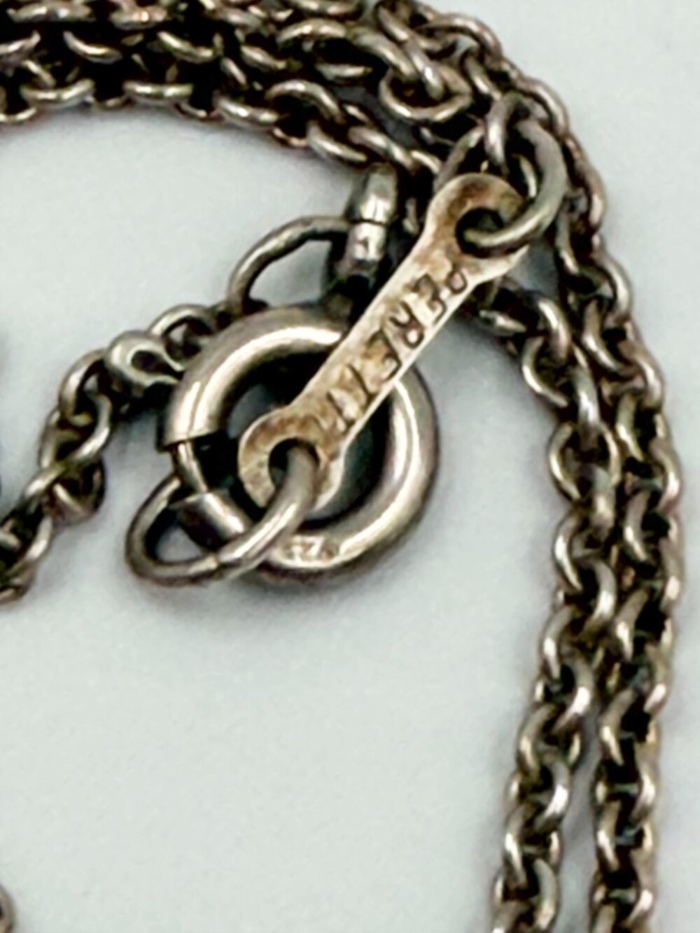 Authentic Tiffany & Co 925 Silver Large (22mm) Open Heart Necklace - Picture 5 of 8